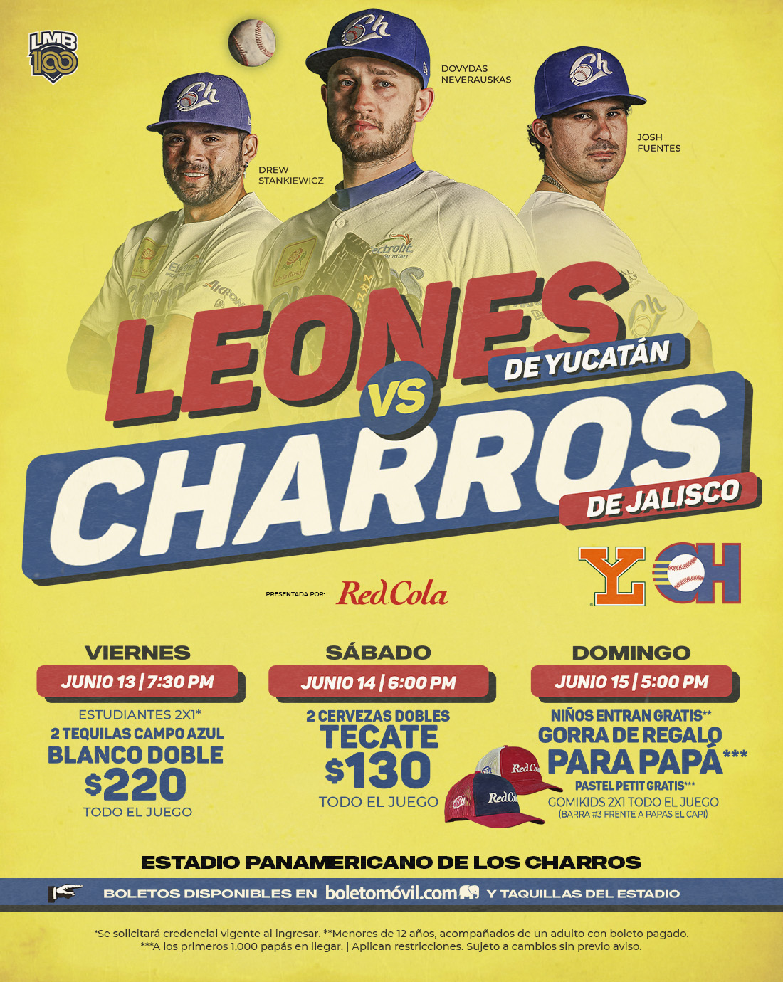 Serie contra Leones - Charros de Jalisco